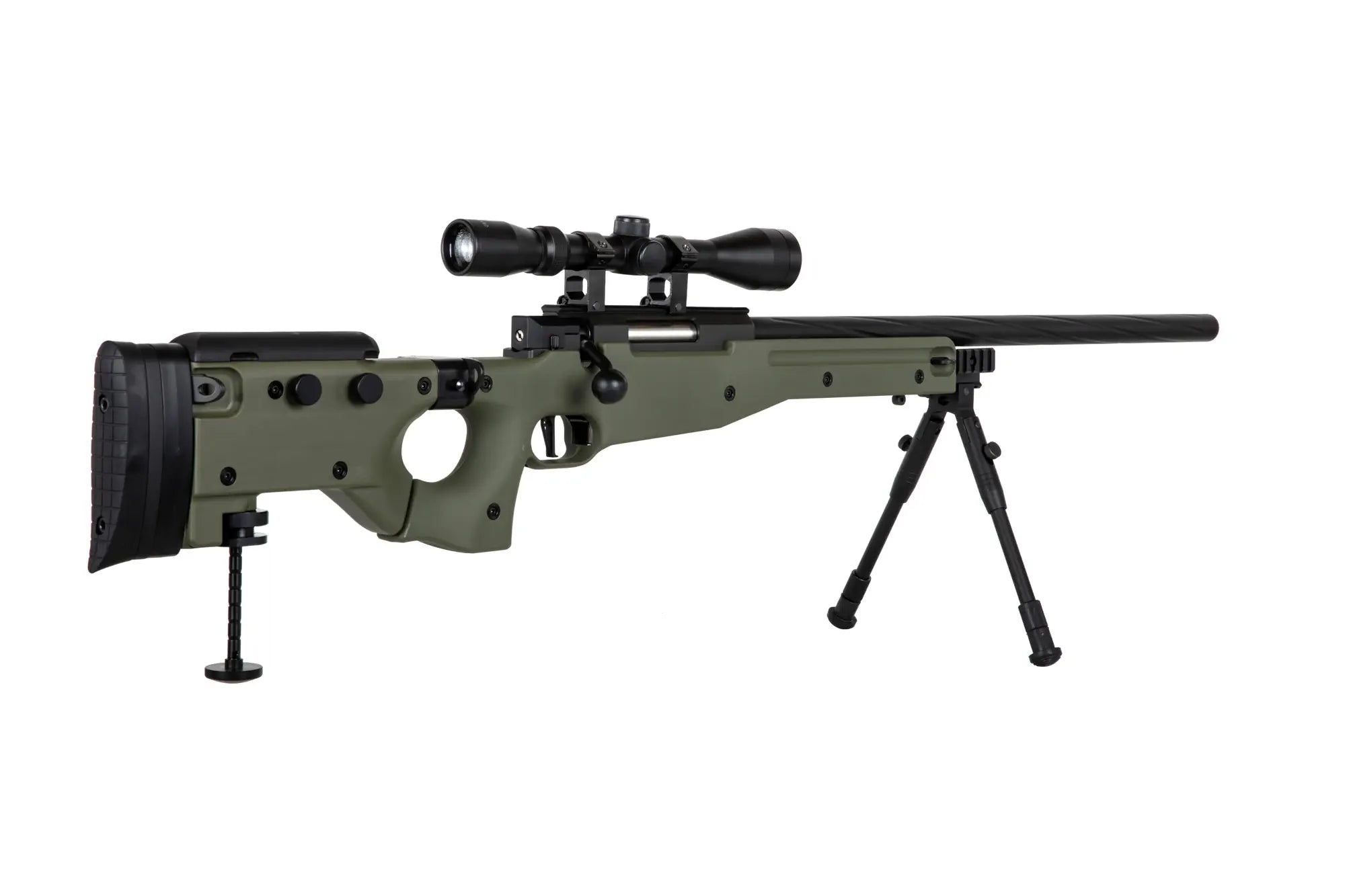 Specna Arms SA-S14 sniper airsoft rifle with scope and bipod Olive-6