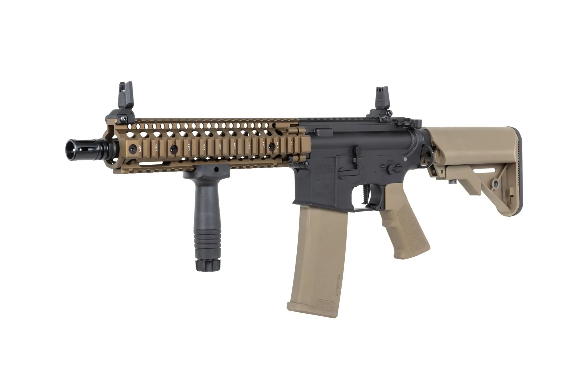 Daniel Defense MK18 SA-P19 Prime Aster II ETU airsoft rifle Single Fire Only Brushless Motor Chaos Bronze