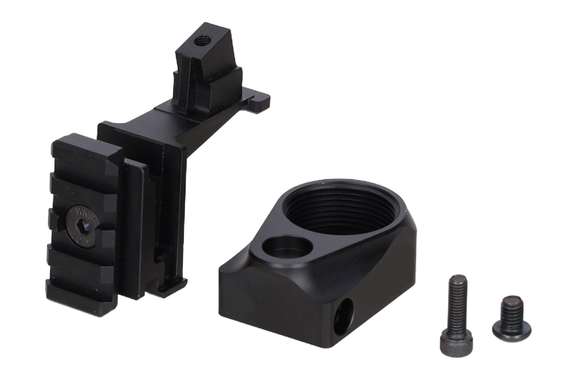 M4 type stock guide adapter kit + 5KU Picatinny mount for AKM TM GBBR-1