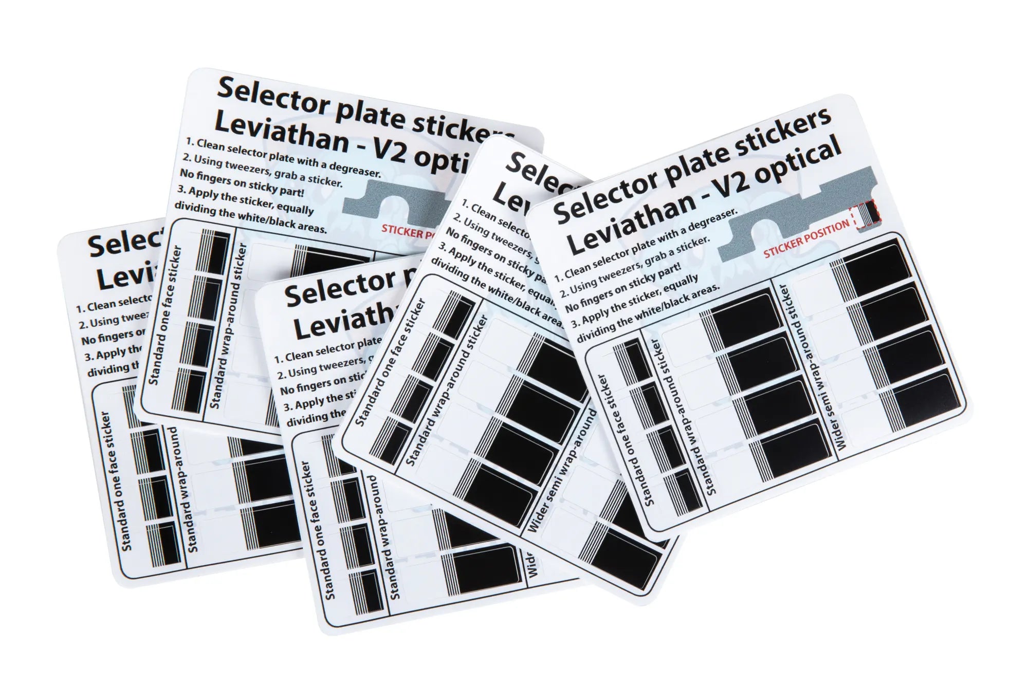 Jefftron Leviathan V2 Optical ETU selector sticker set