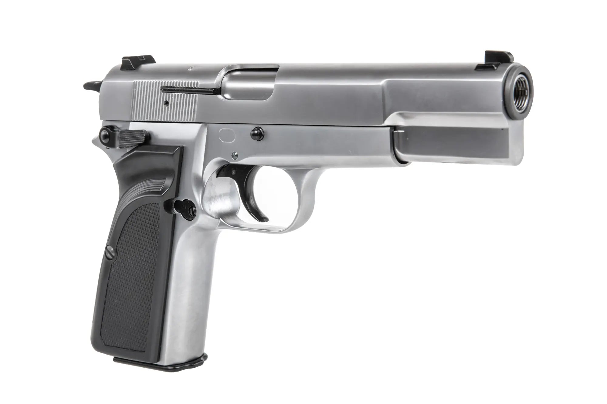 EC Browning Hi Power MK III pistol replica - Silver-6