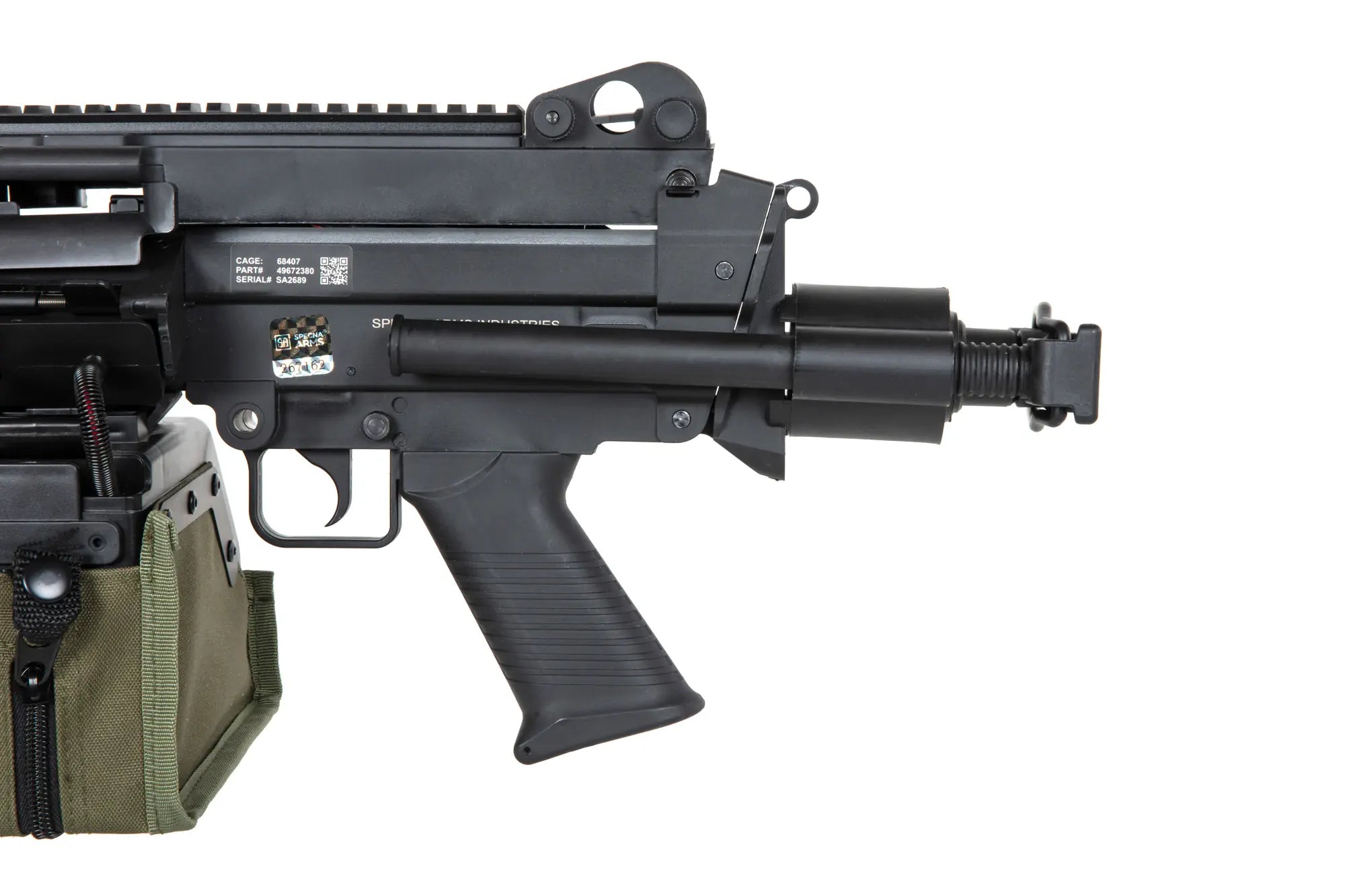 airsoft Specna Arms SA-F249 PARA FLEX™ GATE X-ASR™ Machine Gun Black-7