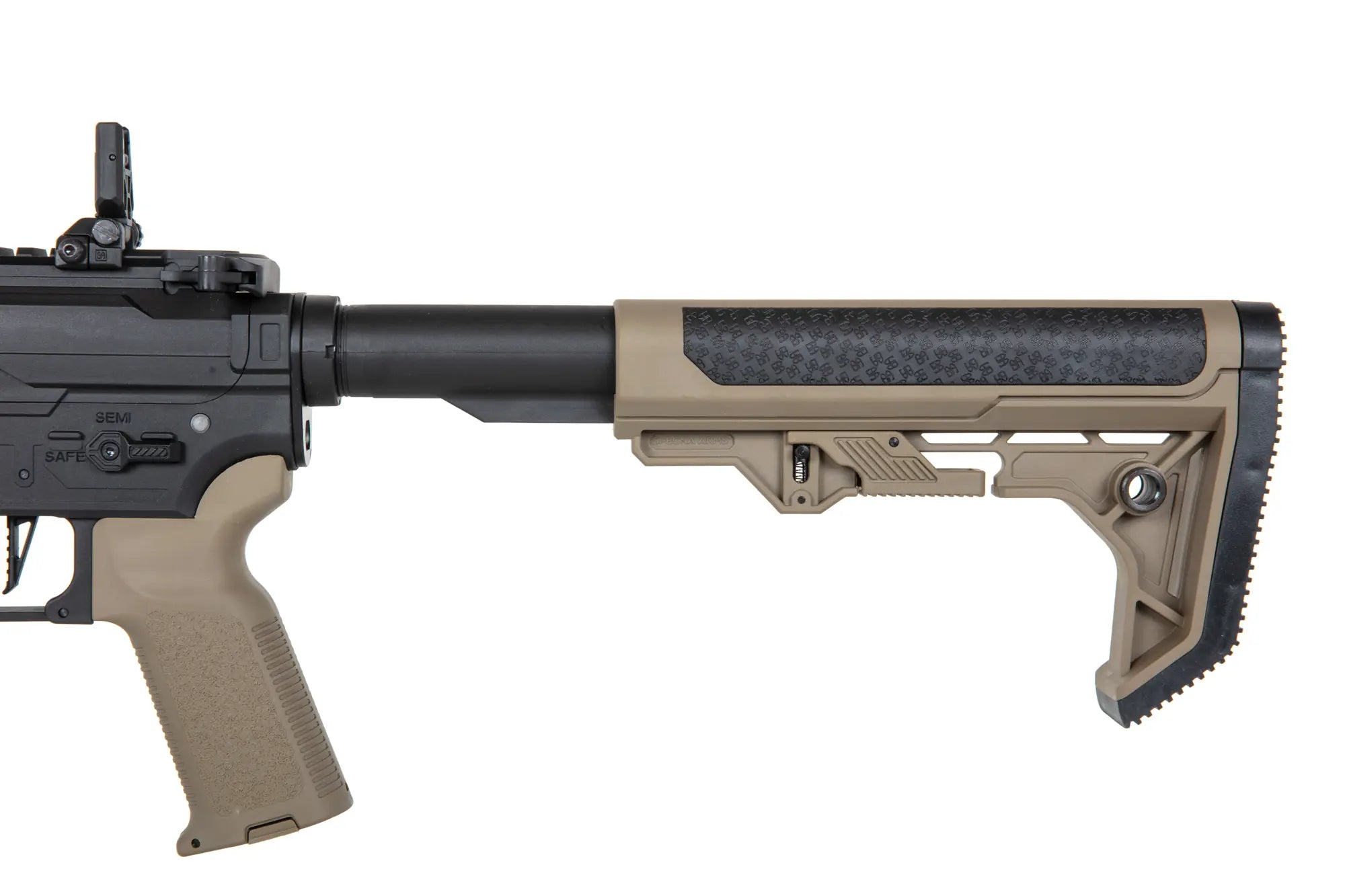 Specna Arms SA-F04-RL FLEX™ Light Ops Stock/ New Receiver HAL ETU™ Half-Tan airsoft Carbine-11