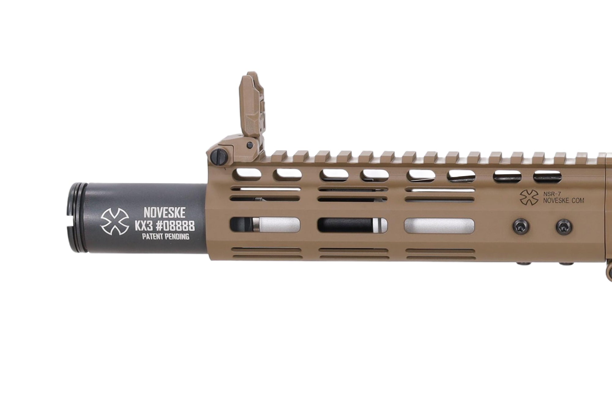 CYMA Noveske x EMG N4 Gen.3 SBR Platinum Gen.2 7" AEG Assault Rifle - Tan-15