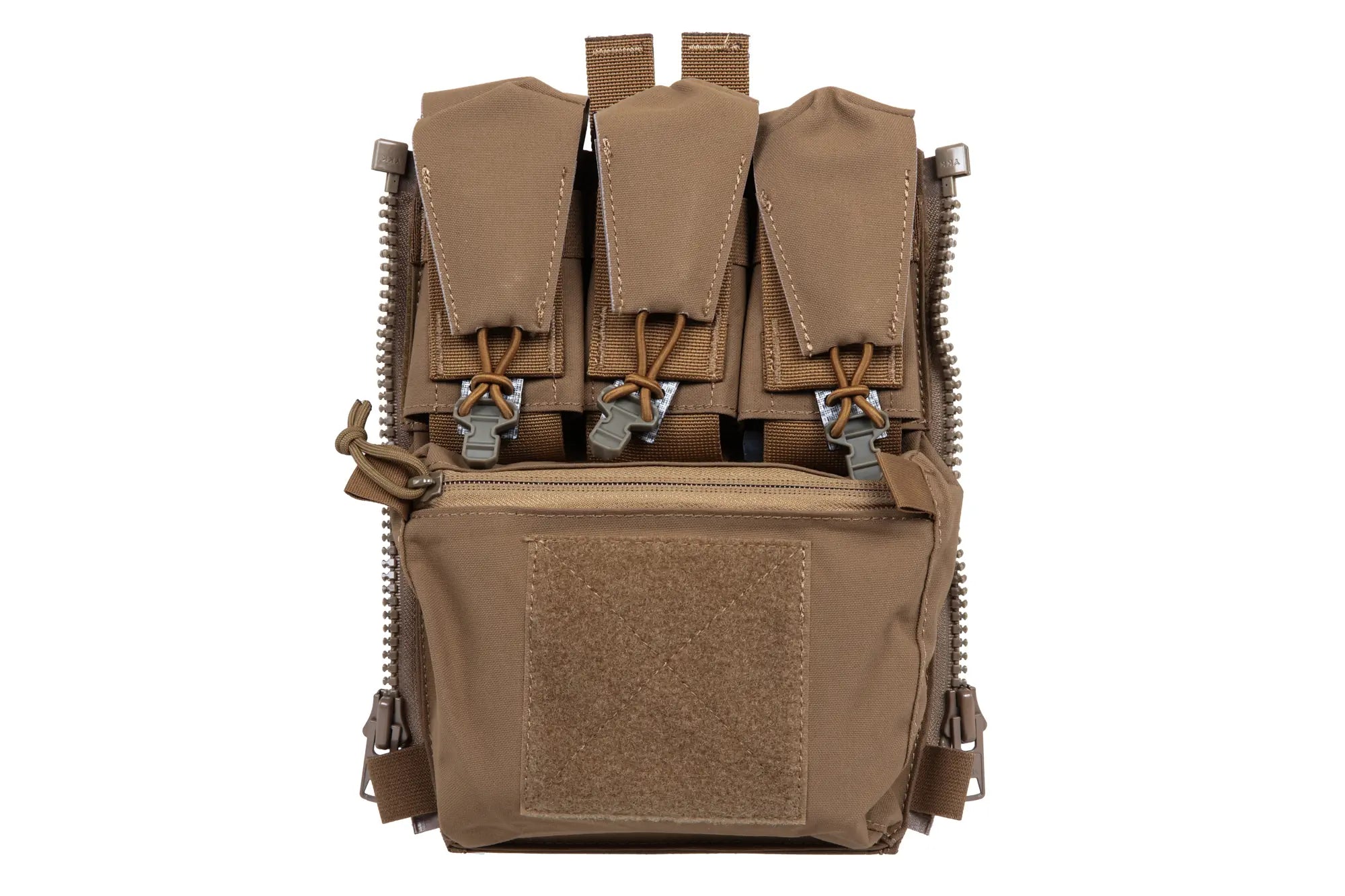 V5 PC assault panel with pistol pouches Wosport Coyote Brown-3