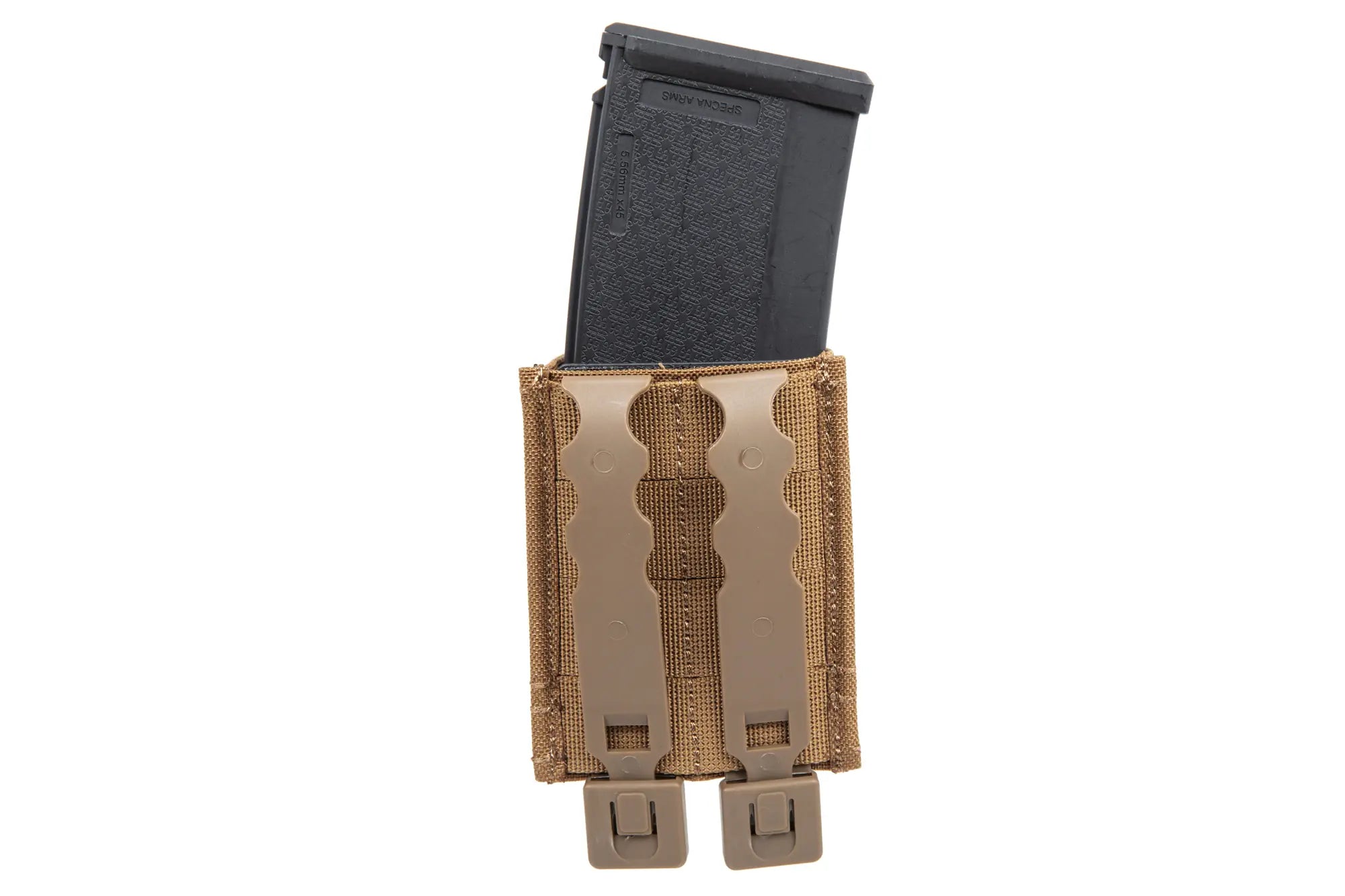 Single 5.56mm magazine loader Wosport Coyote Brown-3