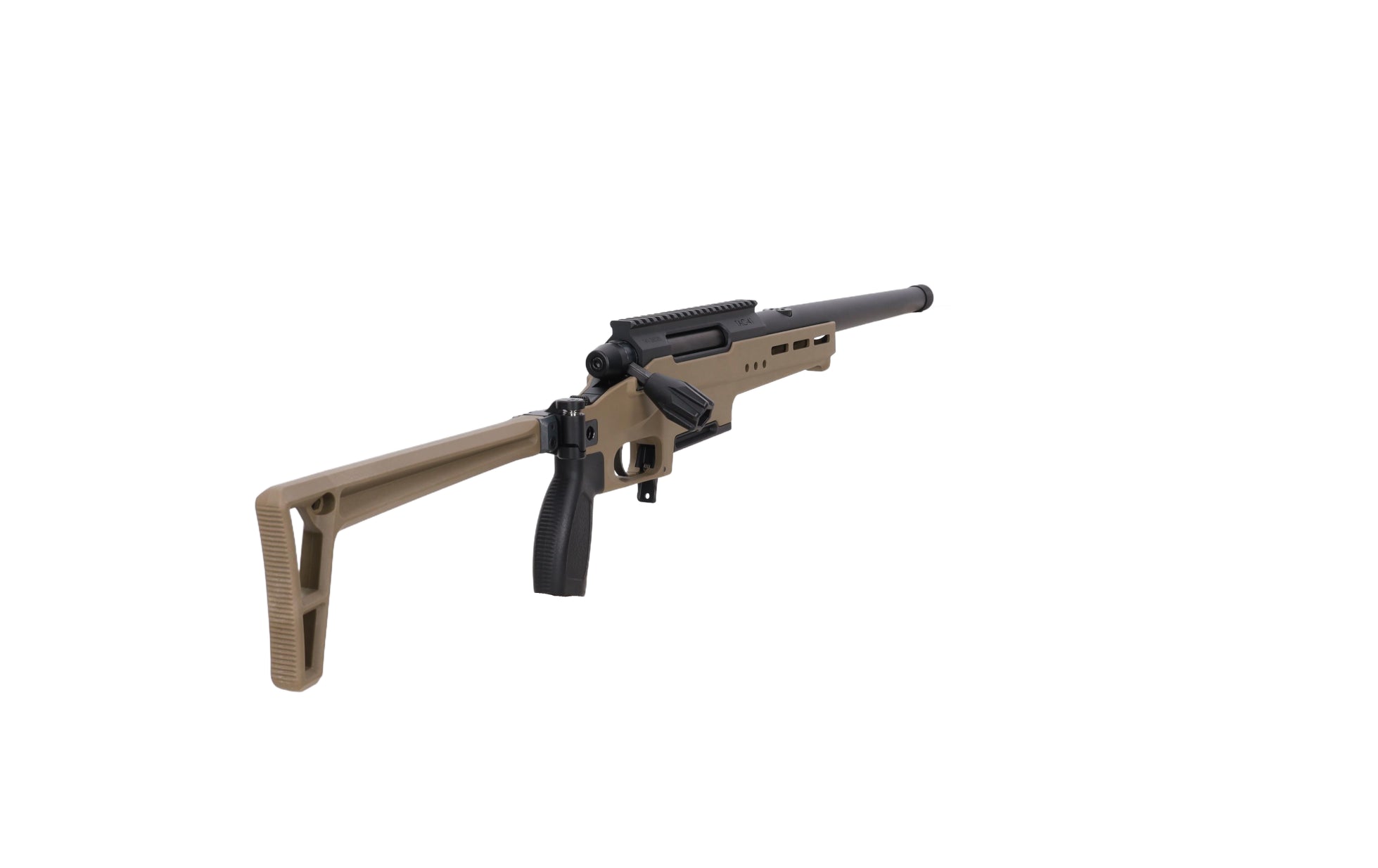 Silverback TAC-41LL-S Bolt-Action Sniper Rifle Folding Stock FDE-14