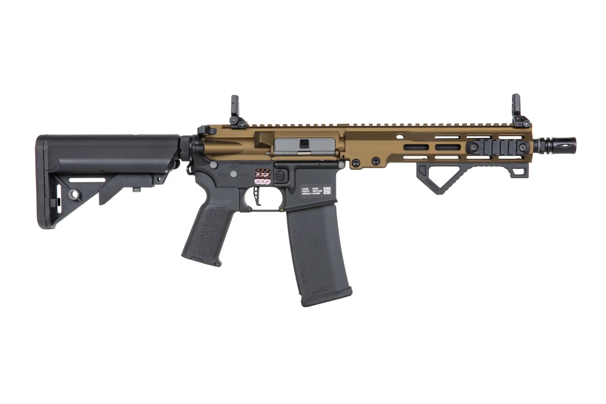 Specna Arms SA-P23 Prime™ Aster II ETU airsoft carbine with Chaos Bronze brushless motor-16