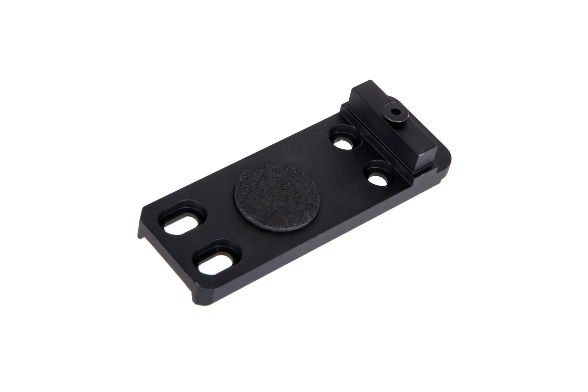 Mini Collimator Mount for G17 TM Replicas Black made from durable aluminum.