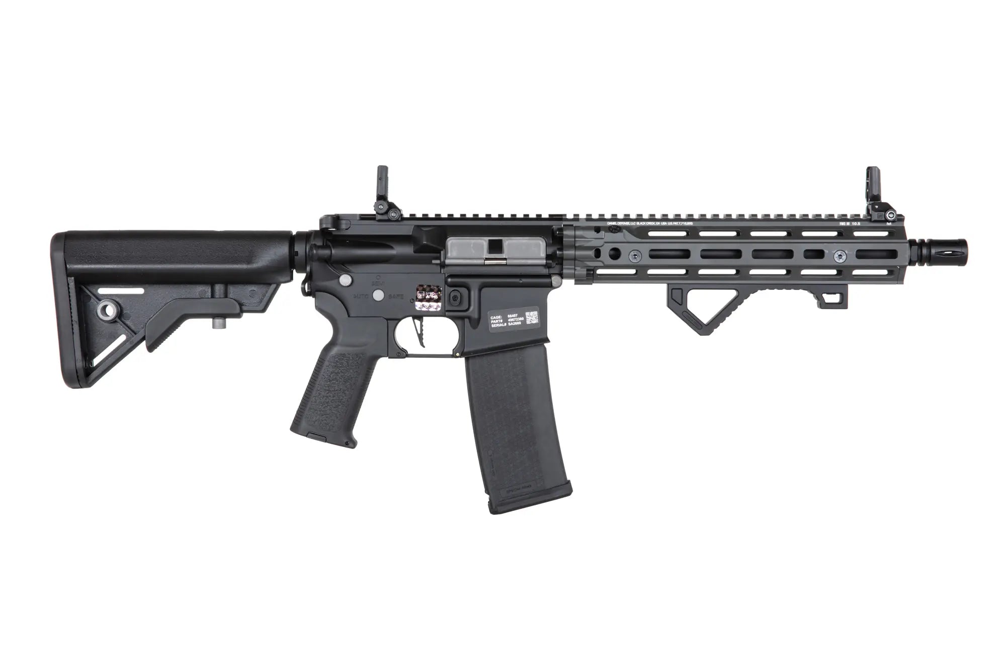 Daniel Defense® SA RISIII 10.5'' EDGE™ HAL ETU™ Steel Grey airsoft rifle-9