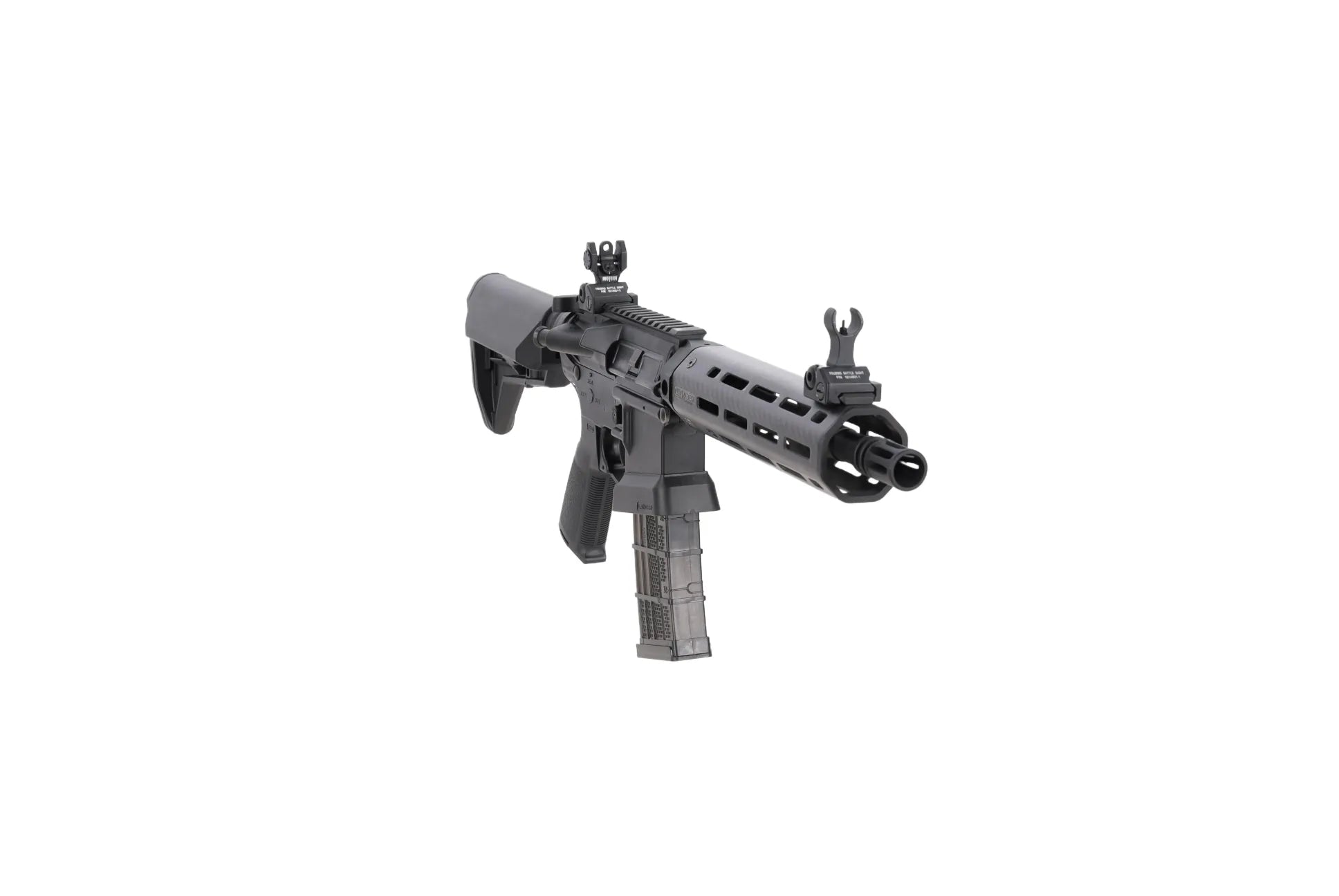 King Arms x Lancer Systems airsoft Carbine L15 LCH7 8" Real Carbon Black-15
