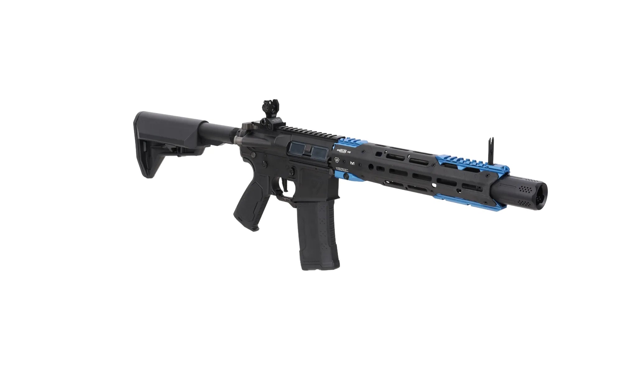 King Arms x Strike Industries Sentinel GRIDLOK® 11" Aster SE ETU Black/Blue airsoft Carbine-16
