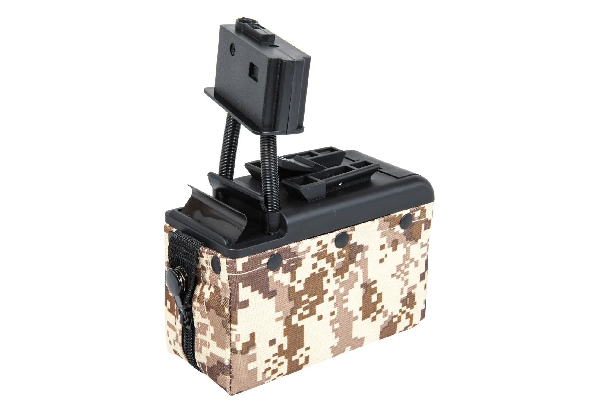 A&K electric box magazine for 2000 BBs for M249 replicas Digital Desert-2