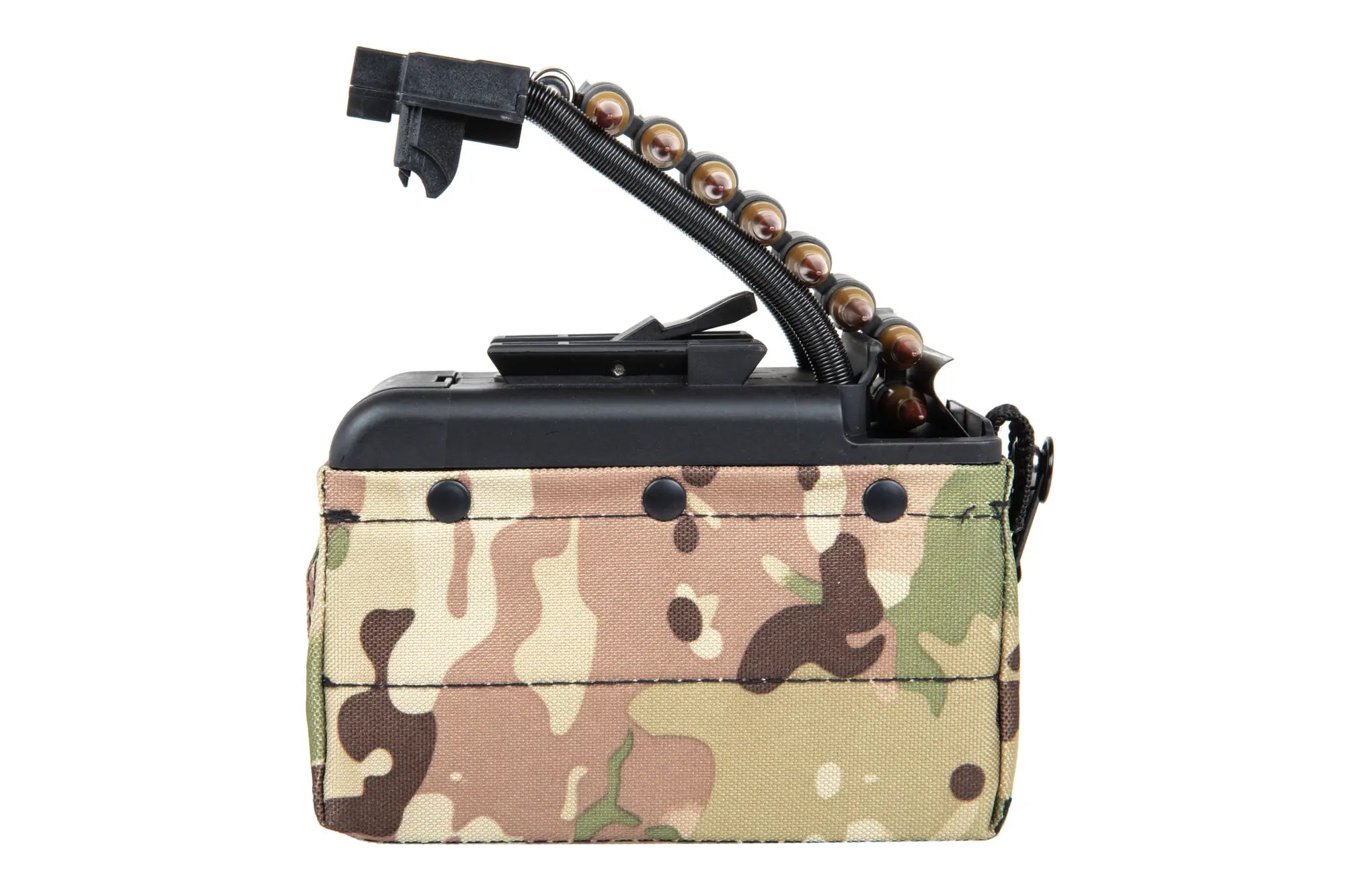 A&K electric box magazine for 2000 BBs for M249 type replicas with Multicam ammunition imitation-2