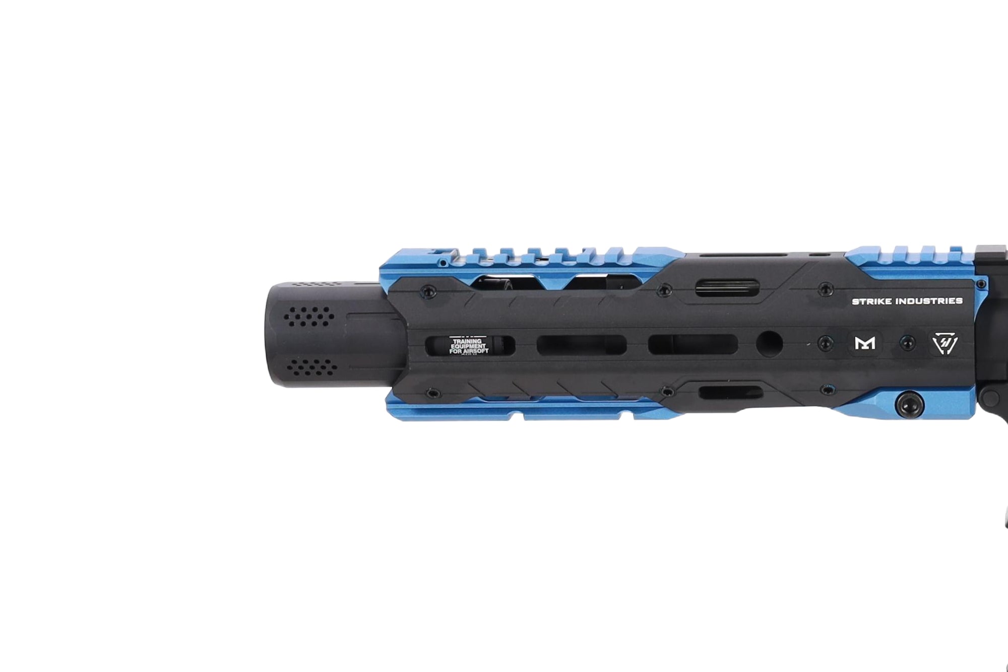 King Arms x Strike Industries Sentinel GRIDLOK® 8.5" Aster SE ETU Black/Blue airsoft Carbine-18