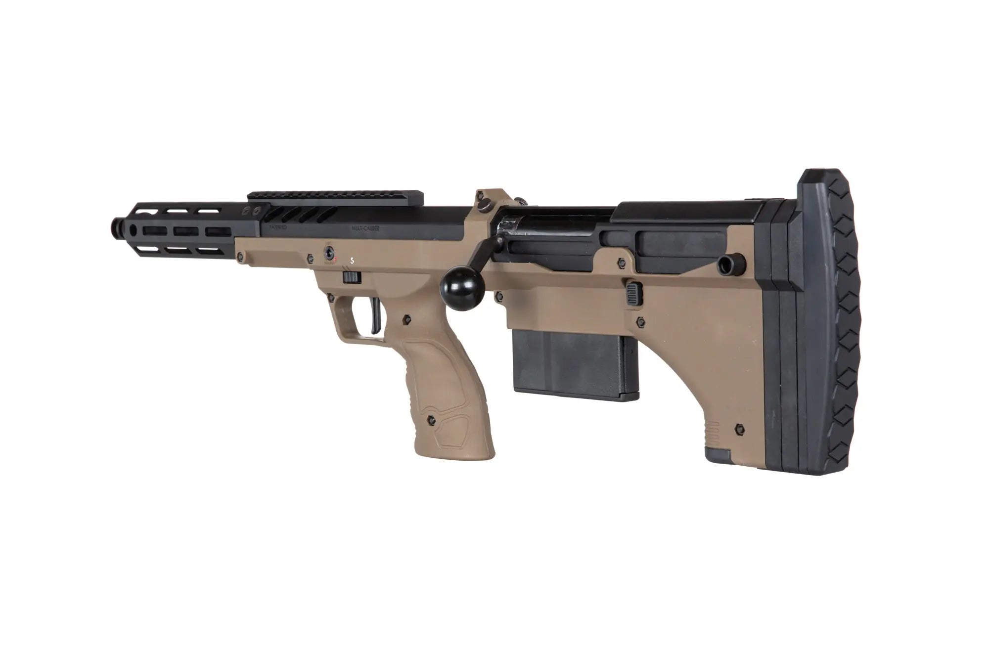 Desert Tech SRS-A2/pim/M2 Covert 16" (left-handed) FDE sniper airsoft rifle-5