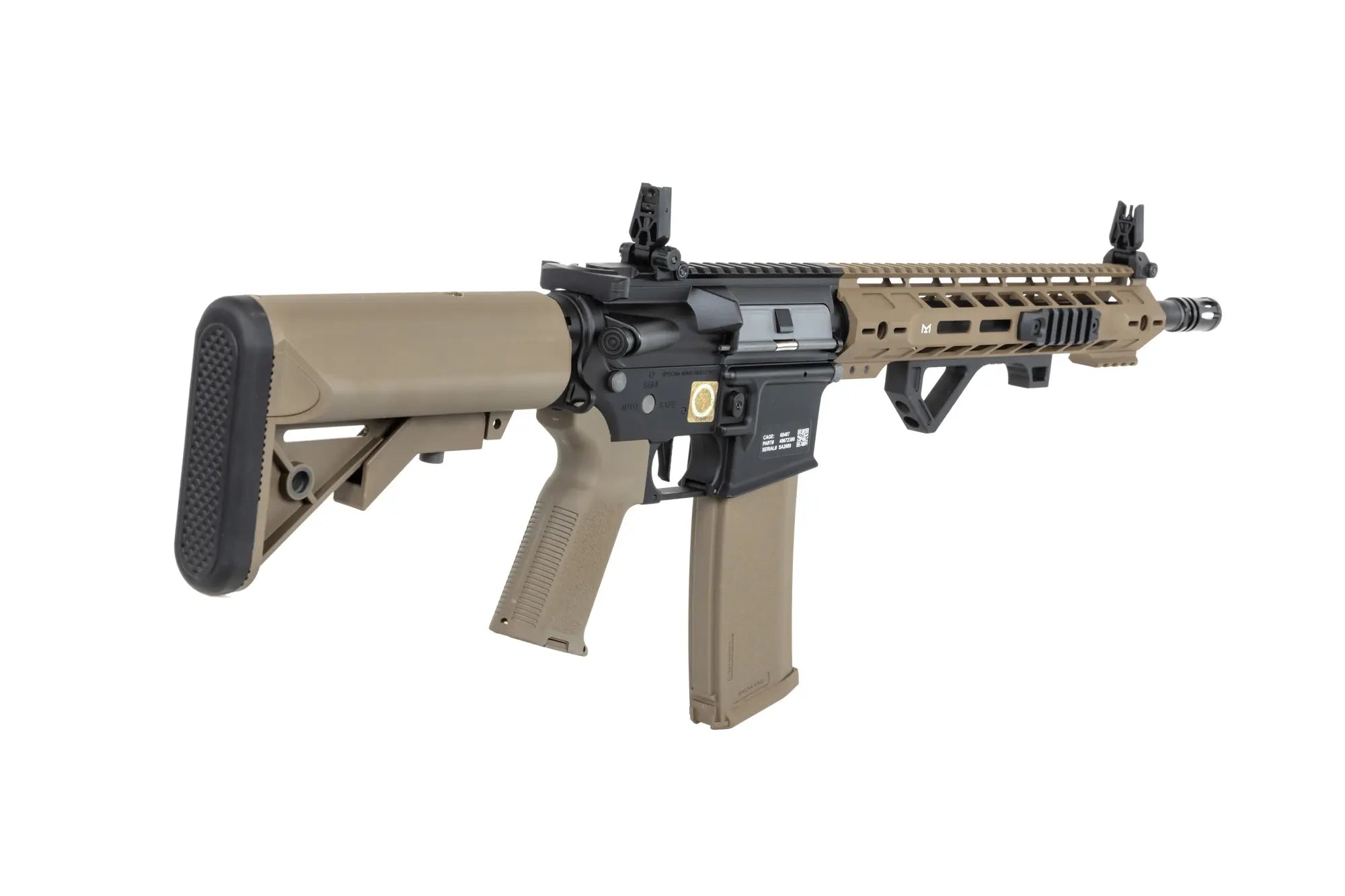 Specna Arms SA-E14-H EDGE™ Heavy Ops Stock HAL ETU™ Half-Tan airsoft Carbine-14