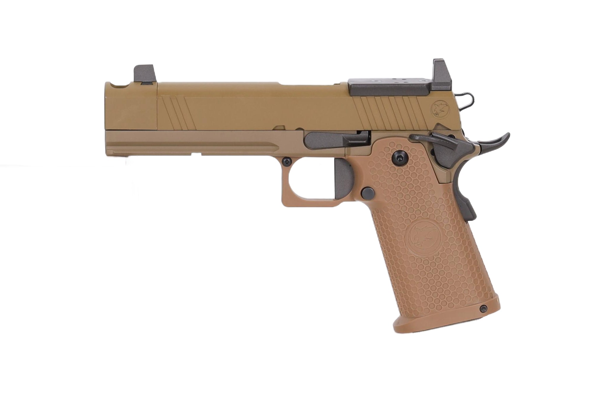 RWA Nighthawk Custom Sand Hawk GBB Pistol Optics Ready - Tan-15
