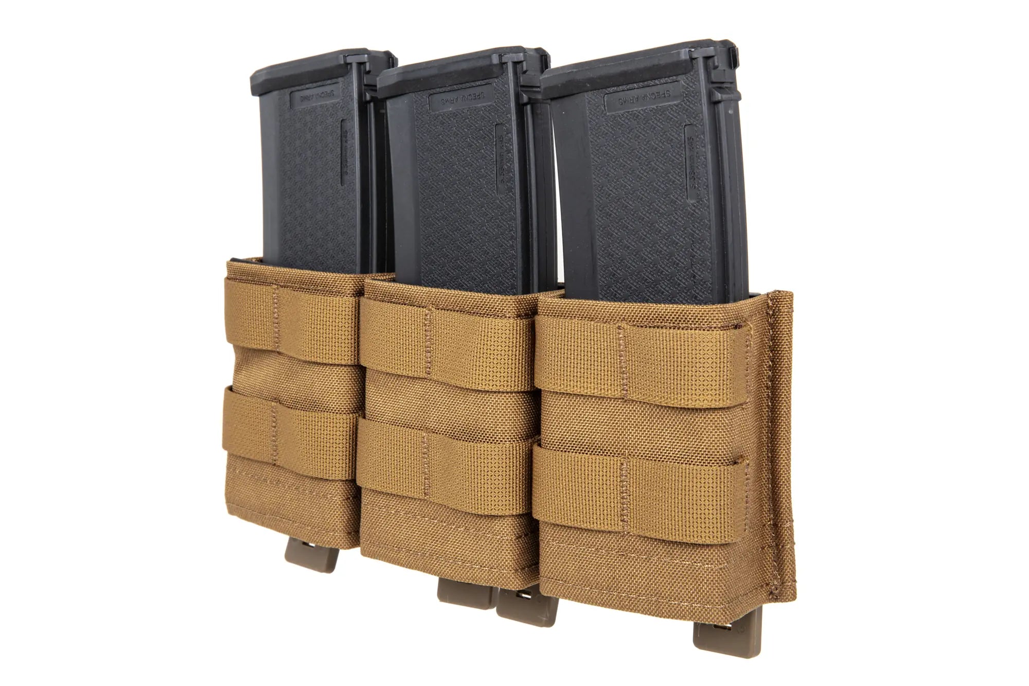 Triple open magazine pouch 7.62 mm Wosport Coyote Brown-2