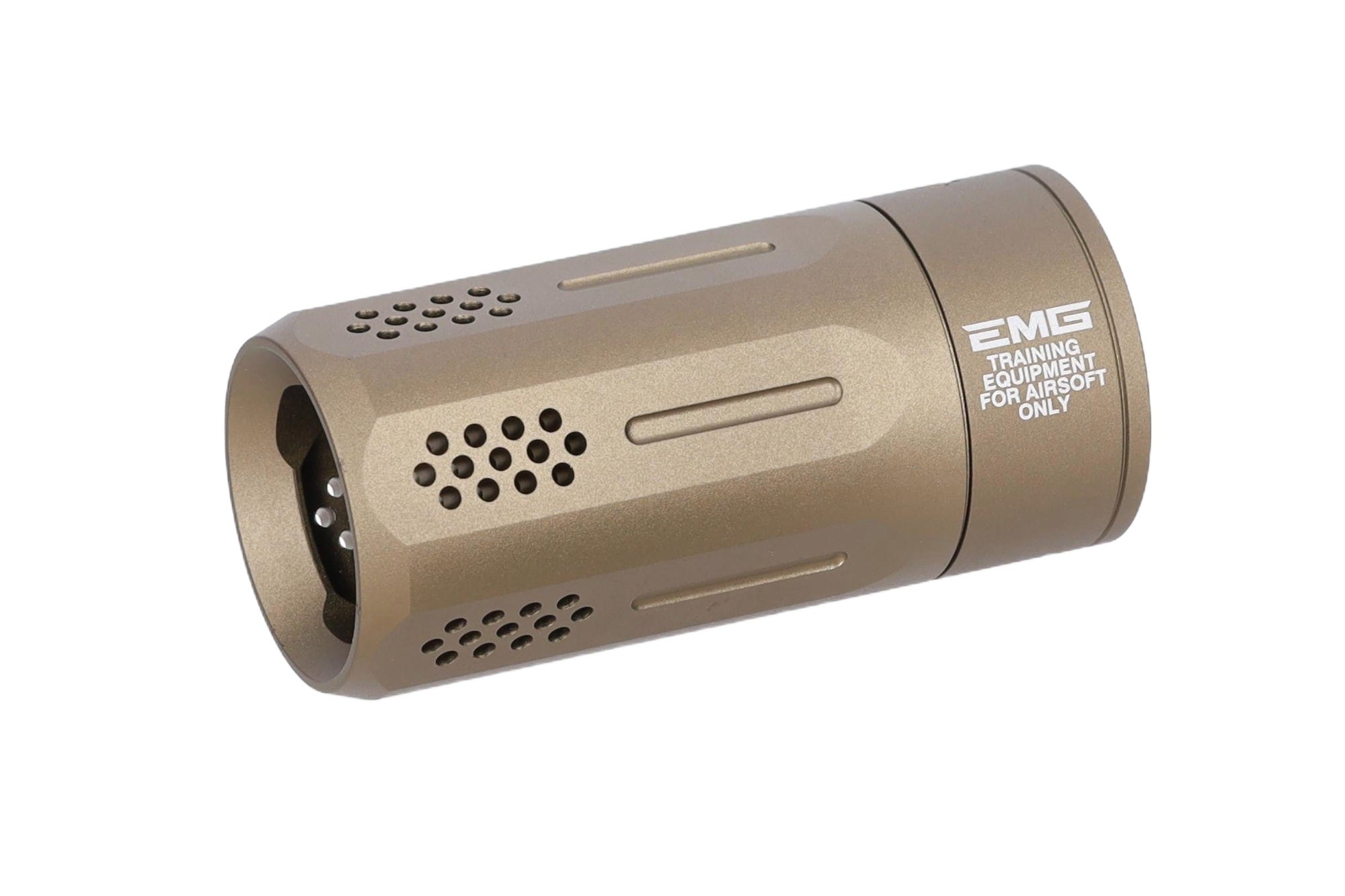 King Arms x Strike Industries OPPRESSOR LITE Flat Dark Earth Exhaust Device-1