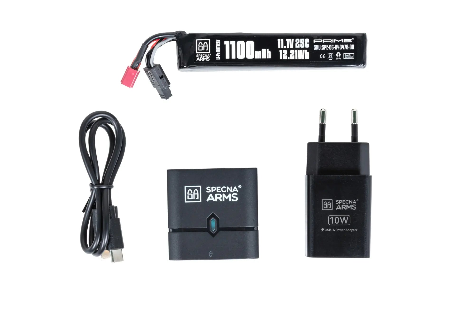 EASY NANO CHARGER 10W charger + Li-Po 1100 mAh 11.1V battery