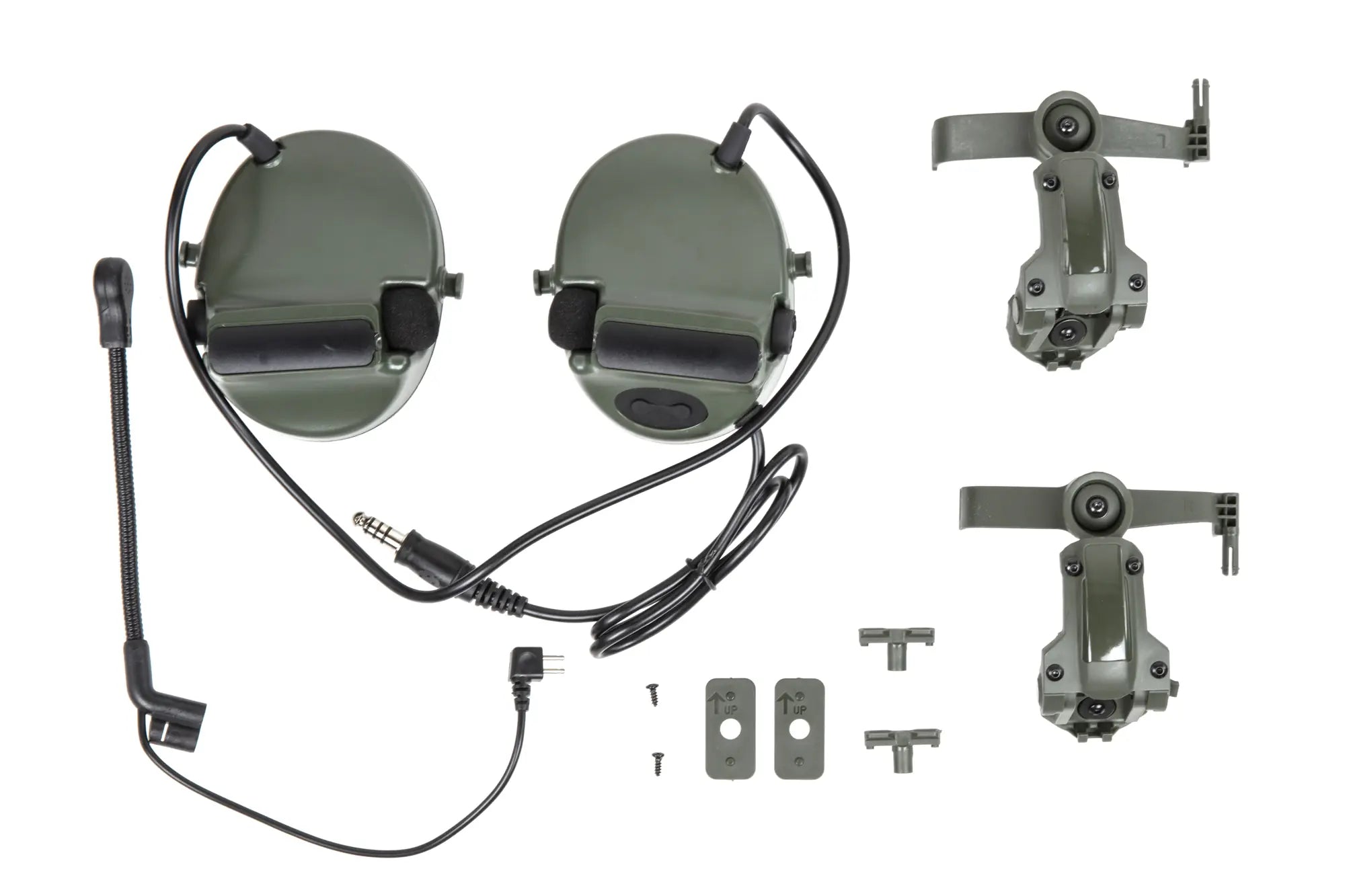 Tactical headset Wosport C5 HD-24-A Olive-1