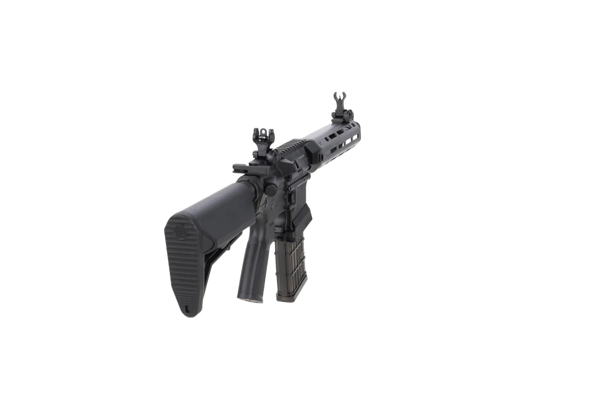 King Arms x Lancer Systems airsoft Carbine L15 LCH7 8" Real Carbon Black-17
