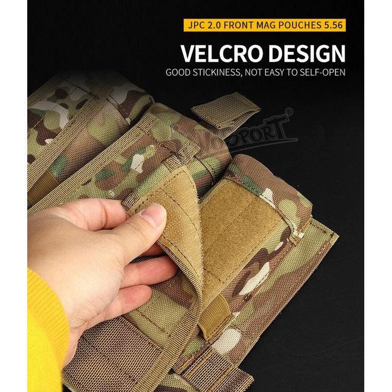 JPC vest 2.0 front accessory package 5.56 triple package - Black