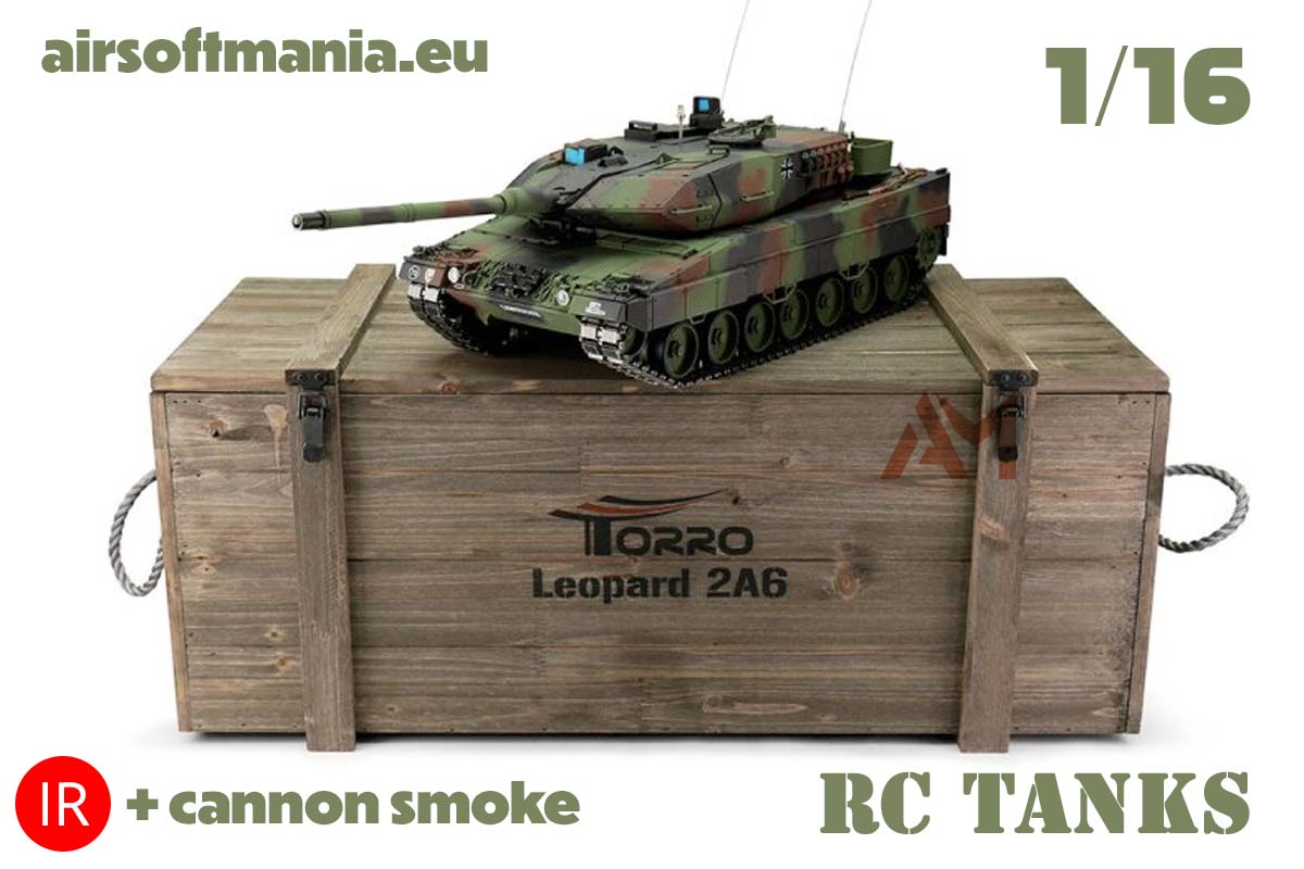 【新品】Torro Leopard2A6 プロメタルエディション Torro Rc Leopard 2a6 Tank Leopard 2A6 Metal Edition – Taigen Tanks