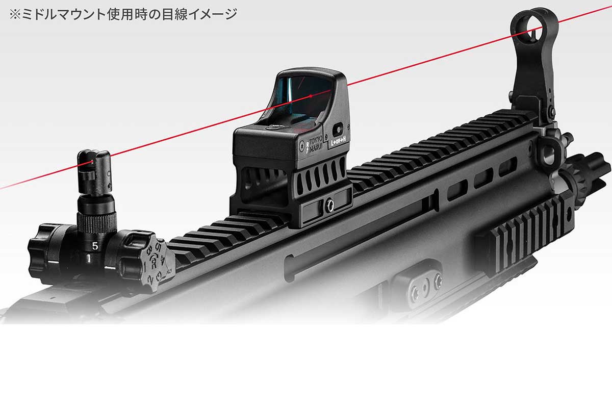 set of 2 CNC mounts for the Micro Pro Sight (medium - high)