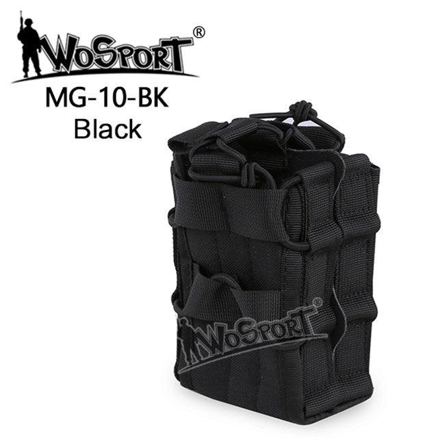 Open double M4 mag pouch - Black