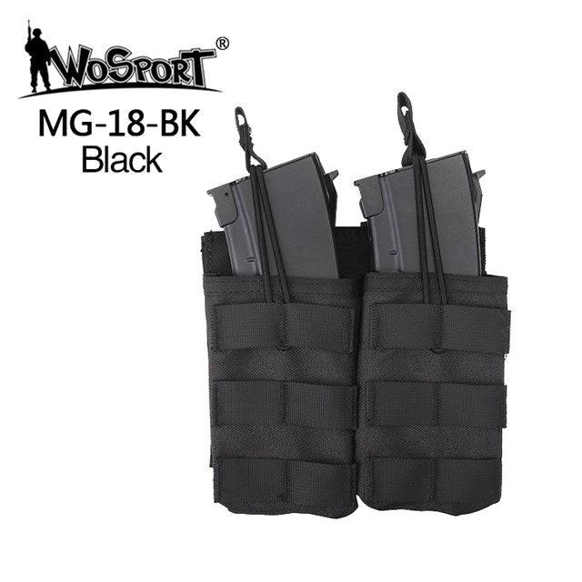 Open double G36 mag pouch - Black