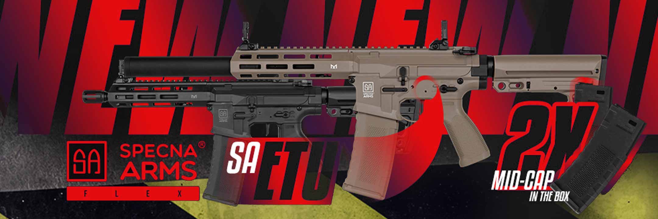 New Specna Arms FLEX airsoft guns with ETU