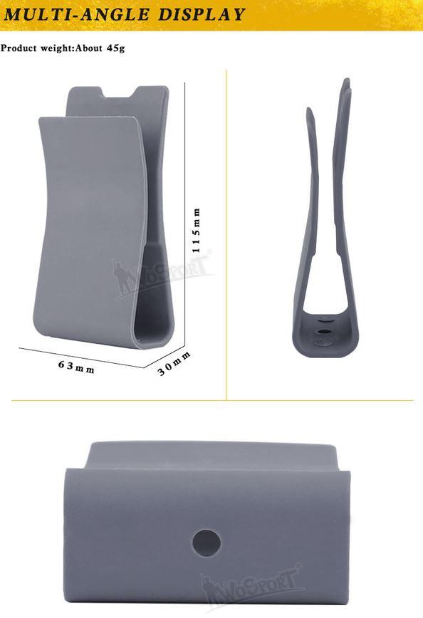 Plastic insert for M4 mag - Grey (2PCS)