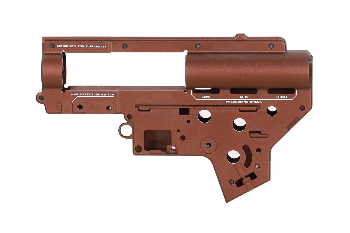 Specna Arms Aether™ CNC Gearbox V2 Shell - Dark Brown-2