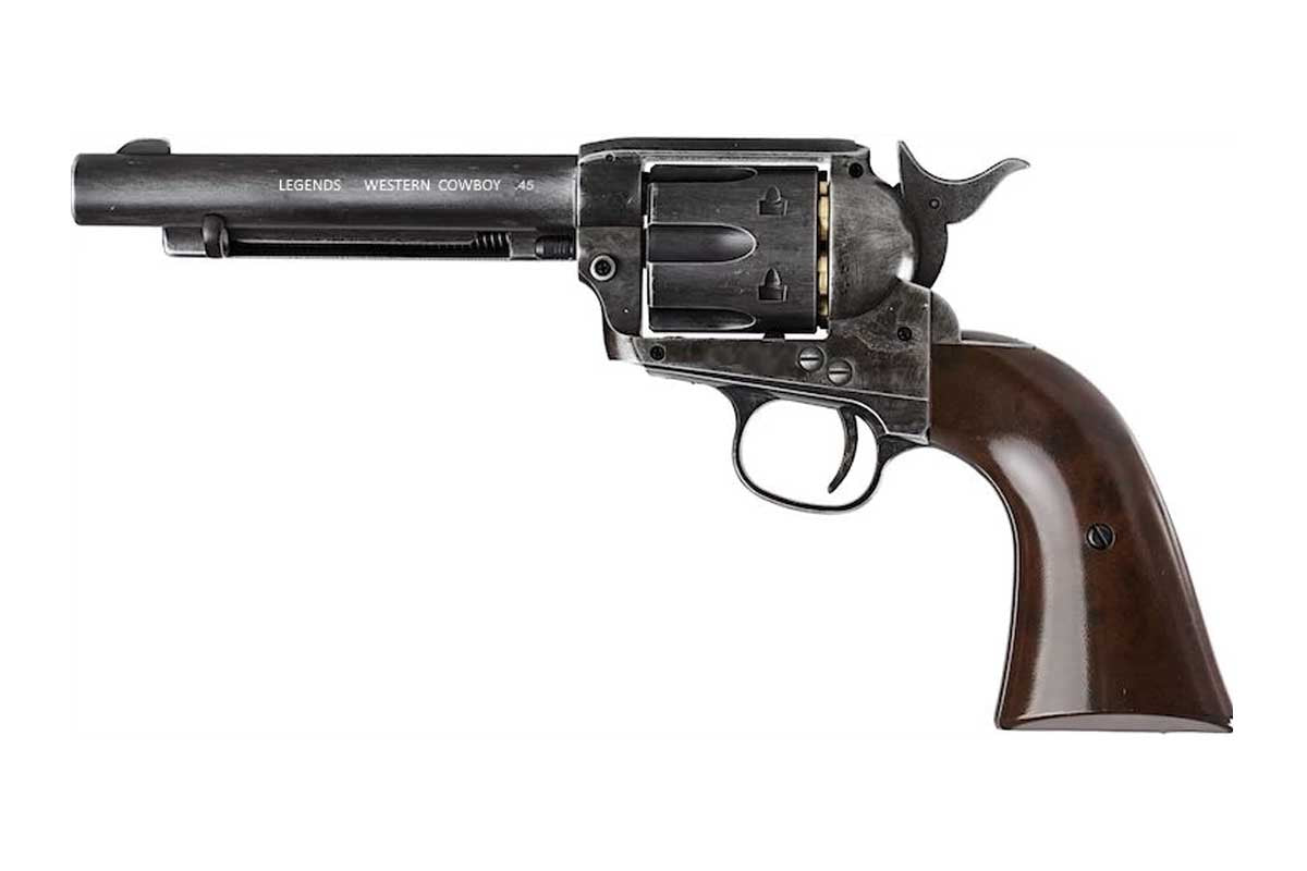 Airsoft Revolver Legend Western Cowboy 6mm Co2 - Antique