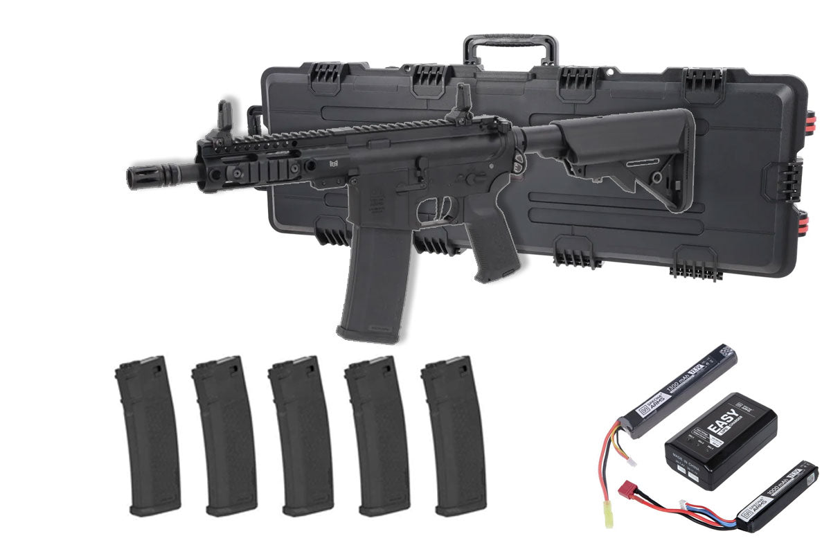 Specna Arms SA-E21 EDGE Field Ready Airsoft Bundle - Rifle, Batteries, Magazines and Case