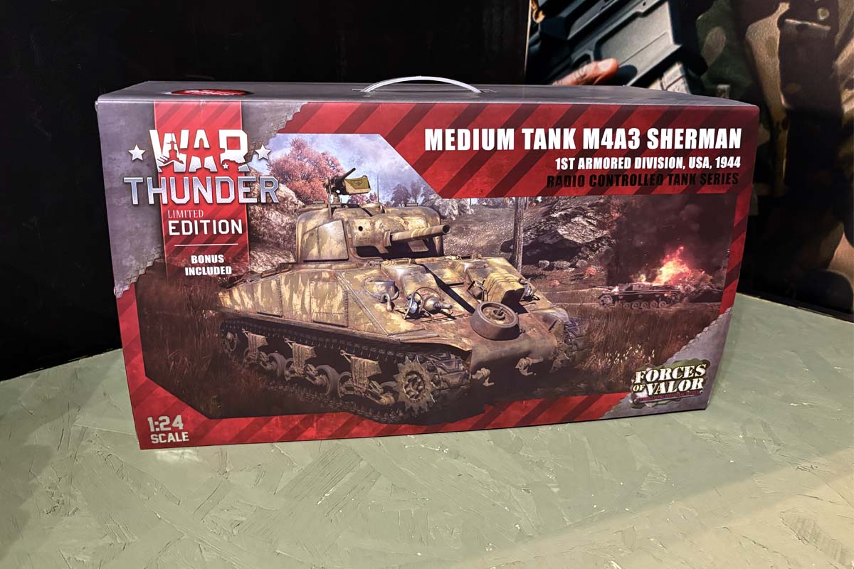 War Thunder 1/24 RC Sherman Ir Set