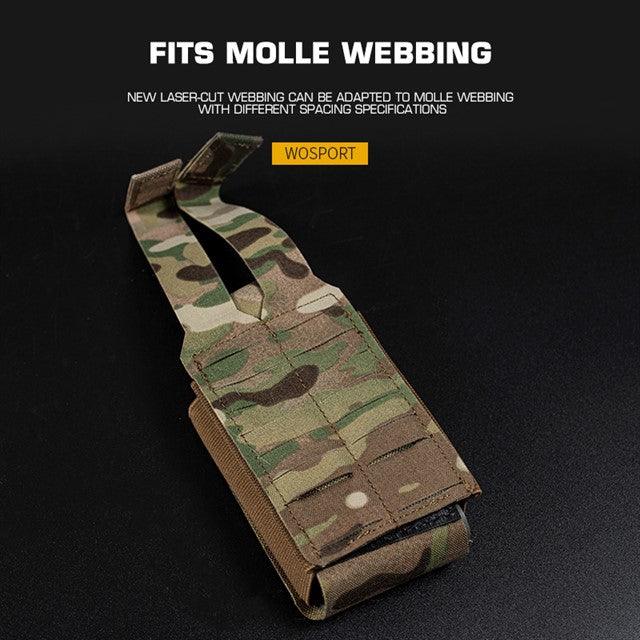 SRMP Open Single M4 mag pouch - Grey