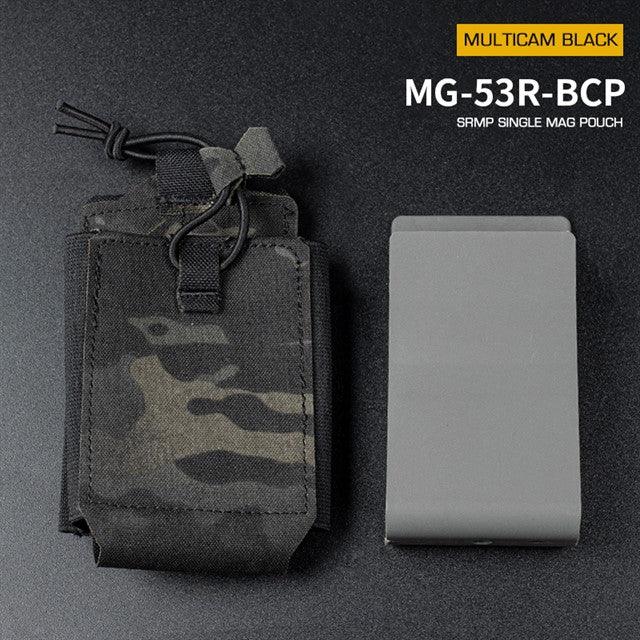 SRMP Open Single M4 mag pouch - MC Black