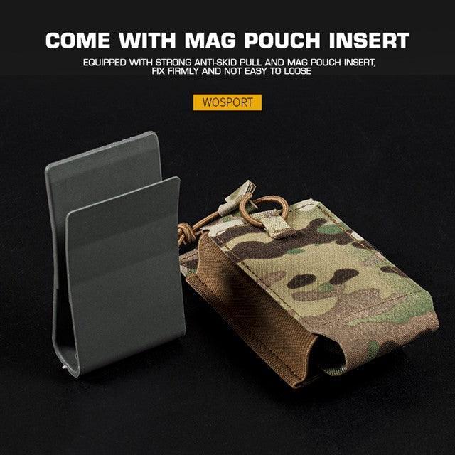 SRMP Open Single M4 mag pouch - MC Black