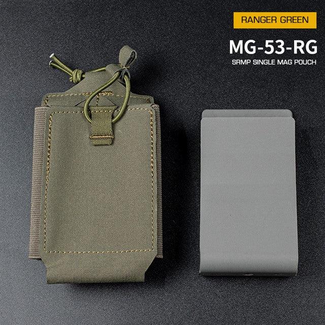 SRMP Open Single M4 mag pouch - Ranger Green