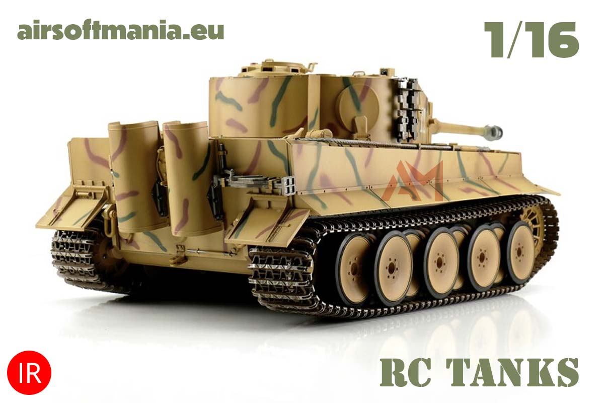 1/16 RC Tiger I camo IR