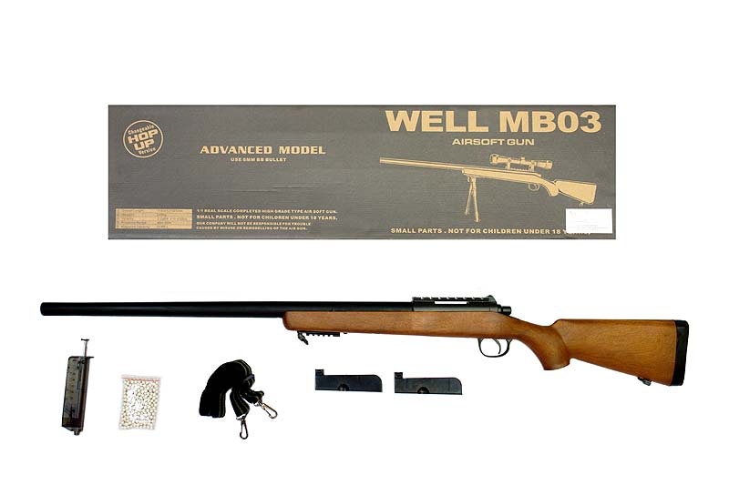 MB03AW Sniper by WELL on Airsoft Mania Europe