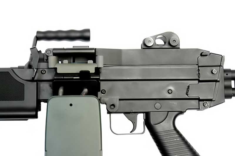 H.M.G. MK1 Machinegun replica - black by A&K on Airsoft Mania Europe