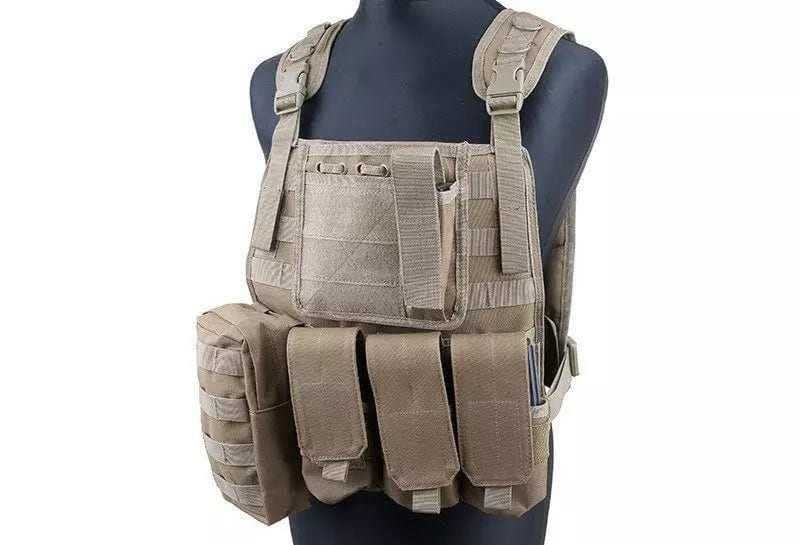MBSS Plate Carrier type Tactical Vest – Coyote