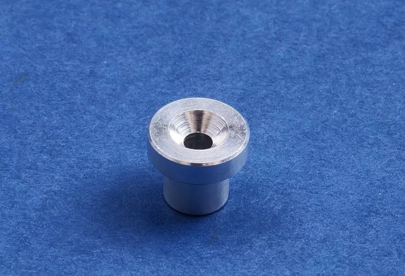 Aluminium piston head with bearing