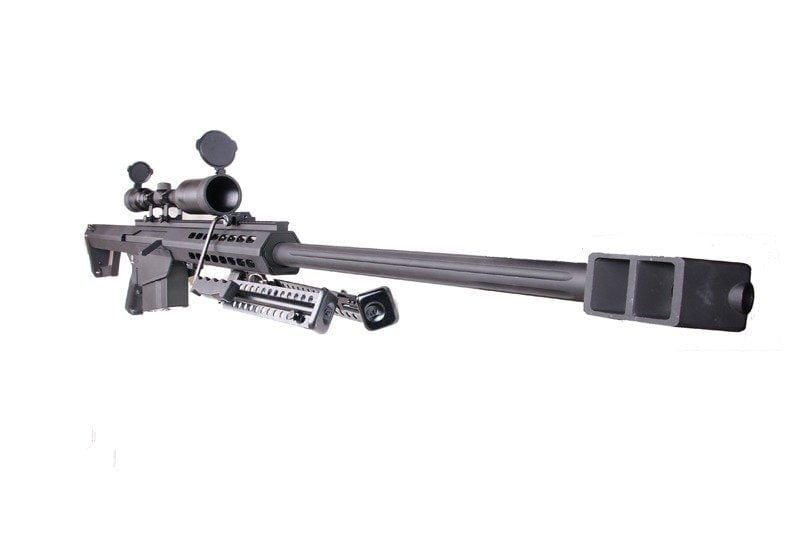 Sniper bb Gun Barrett M82A1 SW-02A scope en bipod - zwart