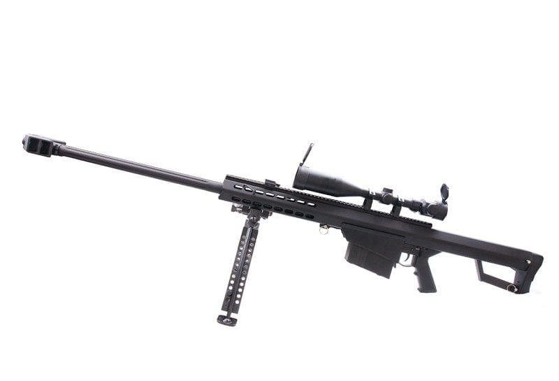 Sniper bb Gun Barrett M82A1 SW-02A Zielfernrohr und Zweibein - schwarz
