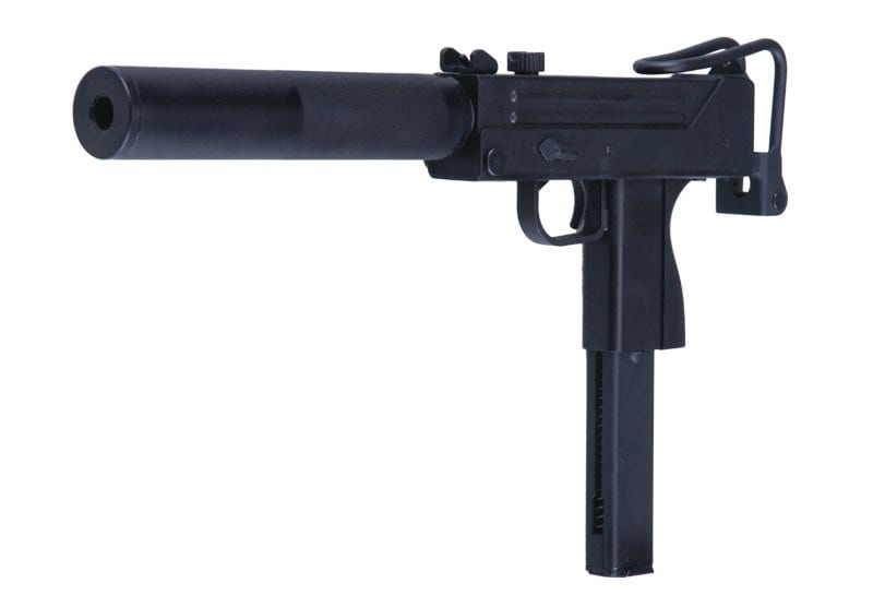 Ingram M10 submachine gun with silencer
